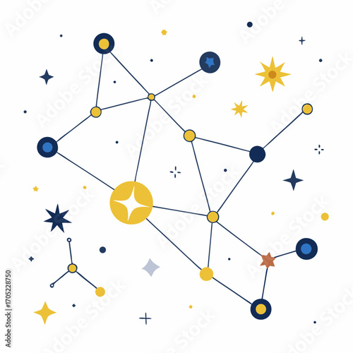 abstract background with molecule