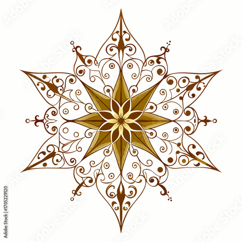 christmas star ornament