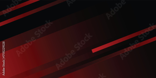 Banner background black red gradation bright abstract slash line. vector eps10