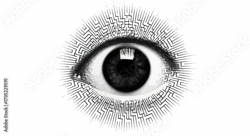 The labyrinthine gaze a graphic illustration of perception and complexity