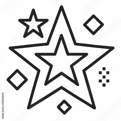 star icon vector illustration