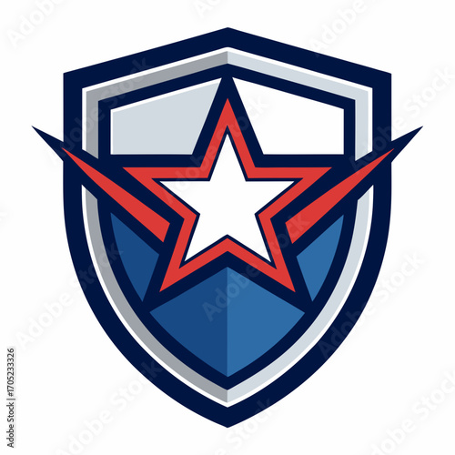 american flag shield