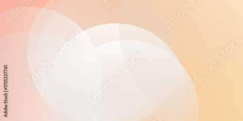 minimalist banner background pink and yellow gradations circle shpe abstract memphis. vector backdrop pattern banner eps10