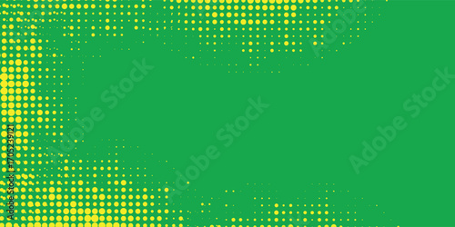 Dots halftone yellow green color pattern gradient texture background. vector modern dsign pattern eps10