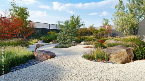 Wallpaper Mural Serene Japanese Zen Garden Landscape Design Torontodigital.ca