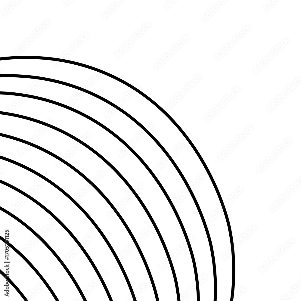 Obraz premium Topographic Line Corner