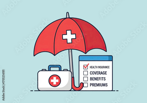 Secure your well-being with comprehensive health insurance protection and vital medical supplies.