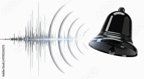 Visualizing the Sound of a Bell: An Artistic Representation of Acoustic Waves