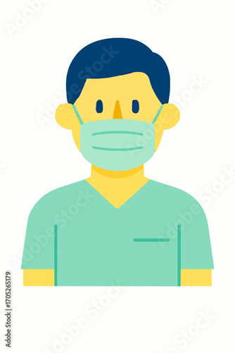 set of funny cartoon farmer, Suitable for health-related projects. 
