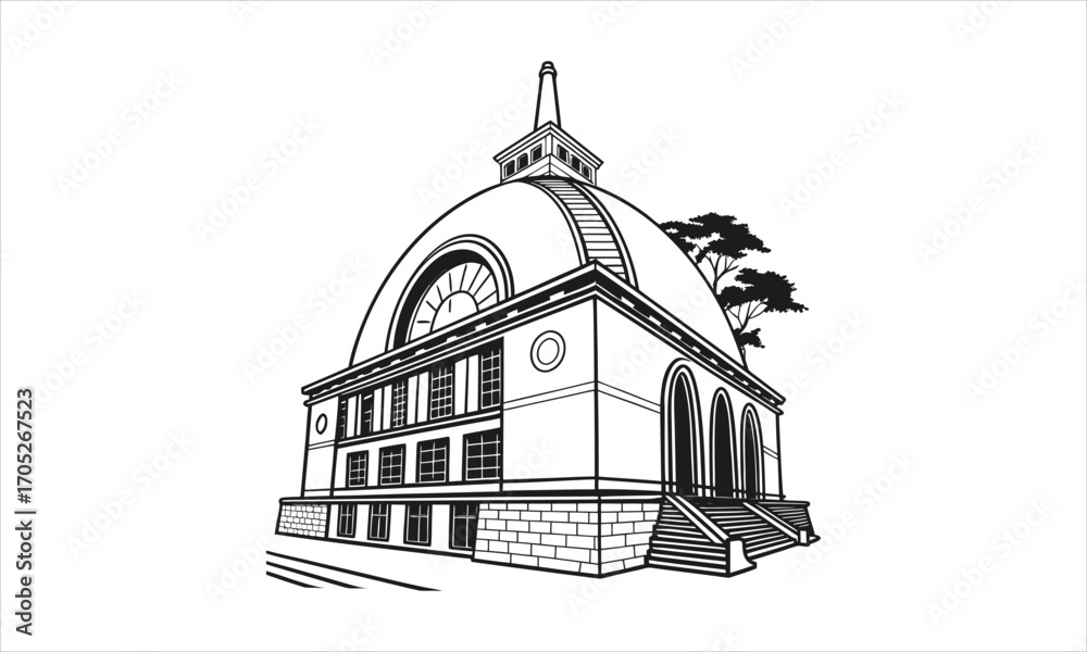 Obraz premium Circular Dome Temple