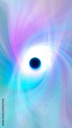 Swirling colorful vortex