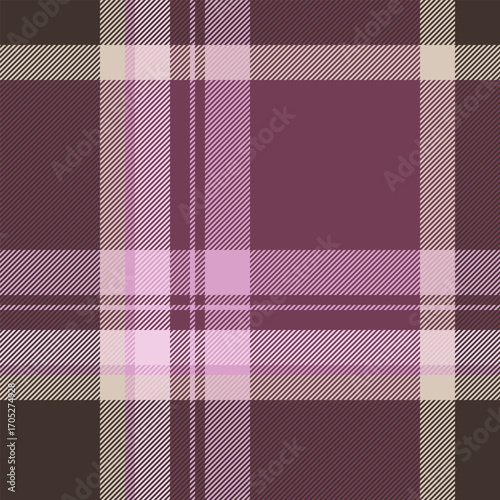Diwali background plaid vector, royal check textile seamless. Equal pattern tartan texture fabric in light and pink colors.