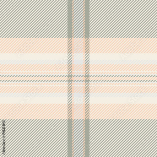 African background textile pattern, tradition plaid check seamless. Size vector texture tartan fabric in linen and pastel colors.