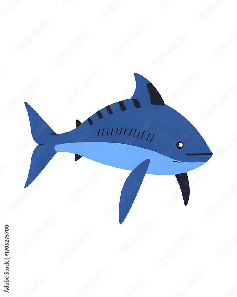 Naklejka premium shark vector illustration