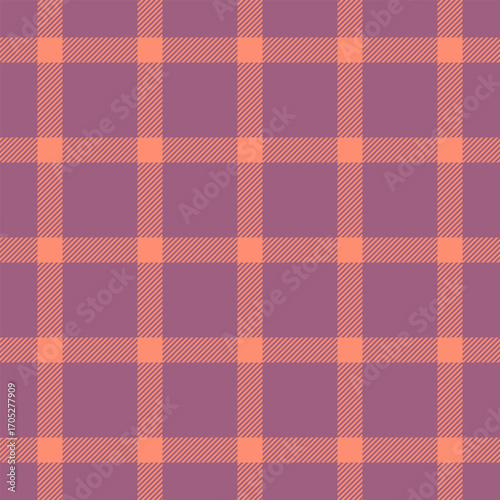 Tape texture seamless tartan, luxurious pattern vector textile. Garment background plaid fabric check in pink and red colors.