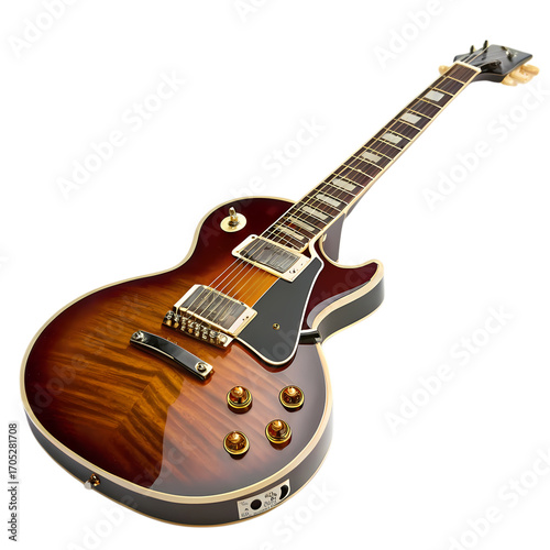 Electric Guitar: Sunburst Finish, Musical Instrument