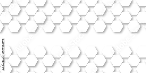 Abstract honeycomb hexagon vector background .Geometric texture design with modern grid, digital tech mesh, seamless tile pattern and futuristic 3D hexagonal structure illustration .
