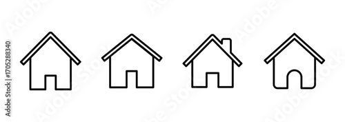 House icon vector. Home sign and symbol