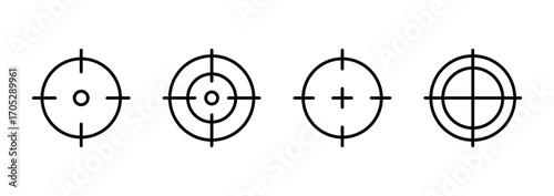 Target icon vector. goal icon vector. target marketing sign and symbol