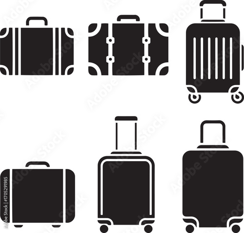 Suitcase Travel Baggage Luggage Set Trip Vacation Journey Holiday Adventure Touring