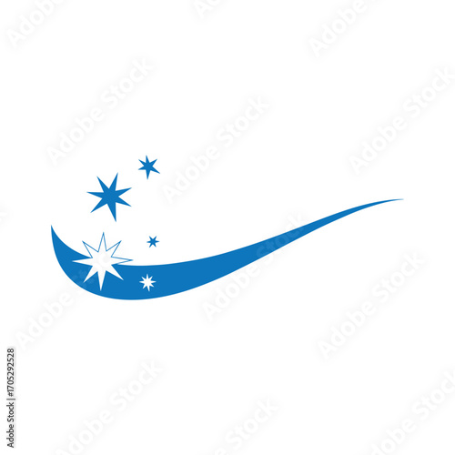 Modern foam cleaning logo representing spotless washing and hygiene solutions