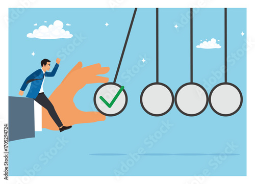 Entrepreneurs check checklists to complete jobs.