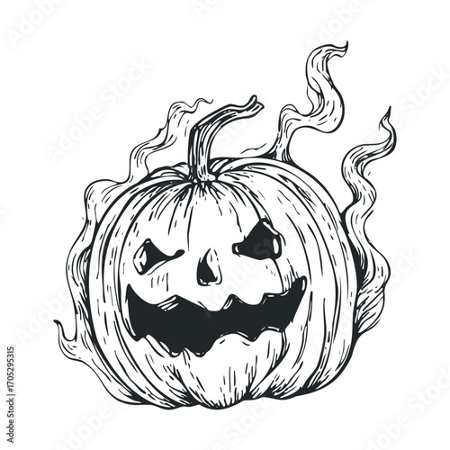 A collection of various Halloween-themed sketches.