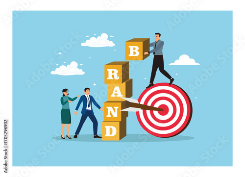 Teamwork to build brand awareness and marketing.
