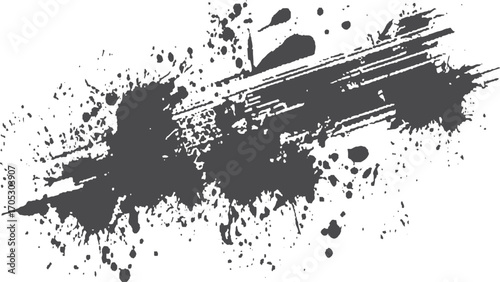 Glitch distorted geometric shape . Noise destroyed logo . Trendy defect error shapes. Vector grunge brush strokes texture rough black scratches for wallpaper, paint splatter template, dirt banner. 