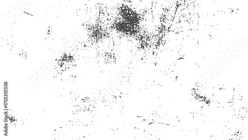 Monochrome grunge texture dark background with dust dirt scratches and distressed chips. Vintage grunge background abstract black and white cracked chipped scratched surface. 