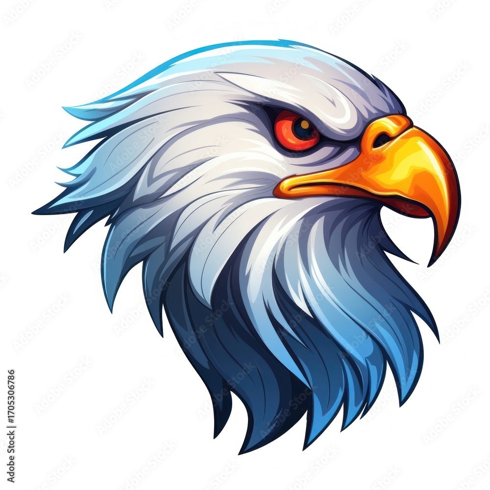 Fototapeta premium Eagle bird beak perfection.