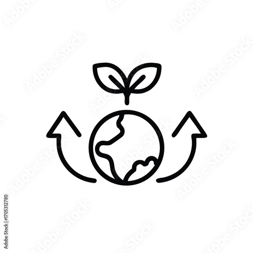 Eco Leaf, Renewable Energy, Green Recycling, Sustainable Living, Planet Care