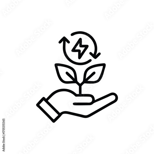 Eco Leaf, Renewable Energy, Green Recycling, Sustainable Living, Planet Care