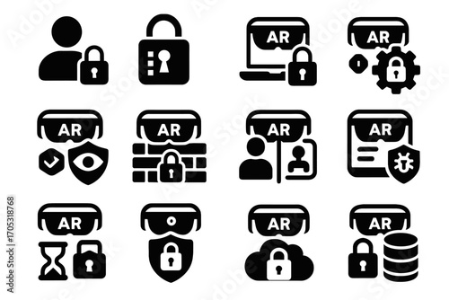 Access timeout audit firewall security malware vector permission settings ar logs icon