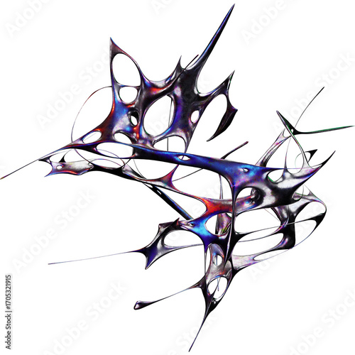 Modern 3D chrome metallic futuristic style perfect for logo design poster or digital art