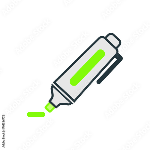 green marker pen