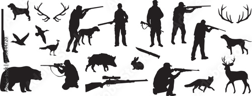 hunter silhouette vector, hunting man outline, dog hunter shadow, hunting scene sketch, wildlife hunting artwork, hunter with gun silhouette, hunting companion dog, forest hunting doodle, wild game hu