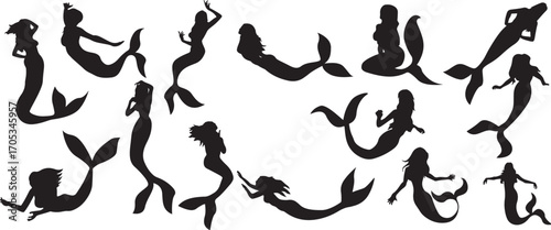 mermaid silhouette vector, fantasy mermaid outline, sea mermaid artwork, marine girl clipart, swimming mermaid doodle, fairy mermaid shadow, ocean mermaid cartoon, mythical mermaid design, aquatic mer