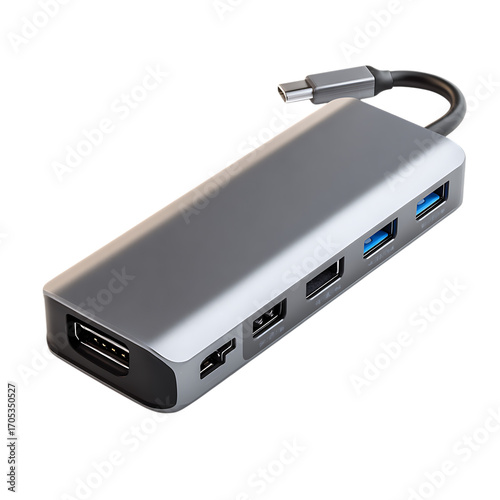 Fast charging USB-C hub for devices. png