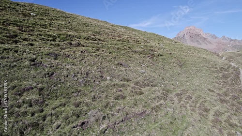 The Disgrazia massif, one of the majestic of the Central Alps, Valtellina, Lombardy, Italy