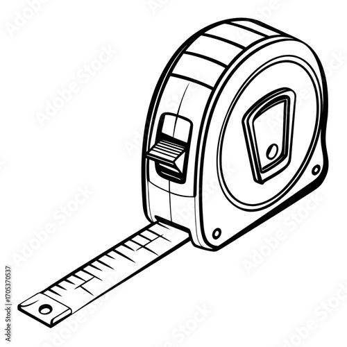 measuring tape vector