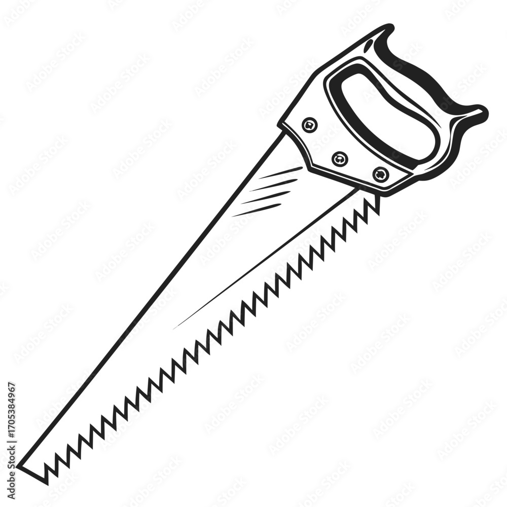 Obraz premium saw blade vector