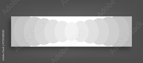 White background linkedin banner template	