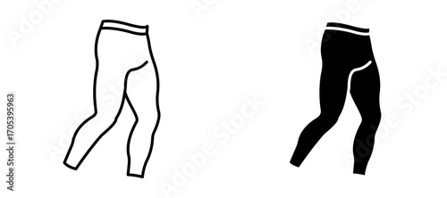Tights icons set for apps and web.