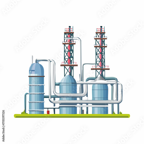 Chemical industry premises for the production of chemicals
