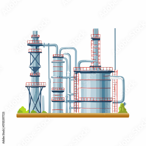 Chemical industry premises for the production of chemicals
