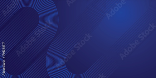 Dark blue gradient lines abstract background. Geometric lines Modern graphic design. vector ilustration.
