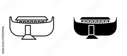 Noah Ark icons set for apps and web.