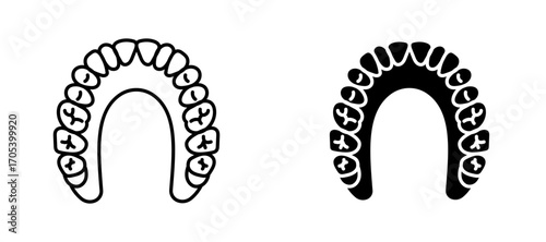 Maxilla icons set for apps and web.