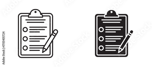 Briefing icons set for apps and web.